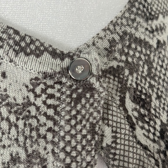 WHBM Snake Print Cardigan - Picture 3 of 7